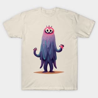 Cute pink and purple monster T-Shirt